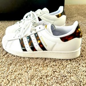 ADIDAS superstar tortoise stripe